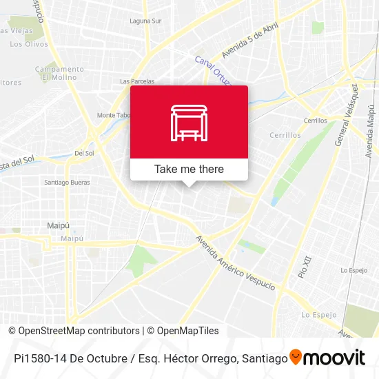Pi1580-14 De Octubre / Esq. Héctor Orrego map