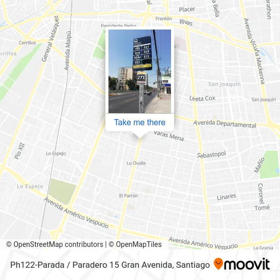 Ph122-Parada / Paradero 15 Gran Avenida map