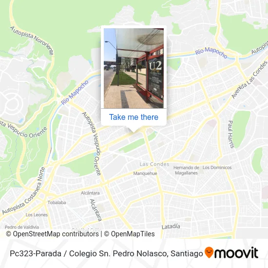Pc323-Parada / Colegio Sn. Pedro Nolasco map