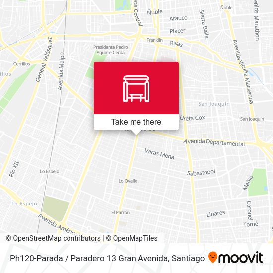 Ph120-Parada / Paradero 13 Gran Avenida map