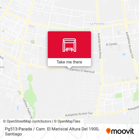 Mapa de Pg513-Parada / Cam. El Mariscal Altura Del 1900