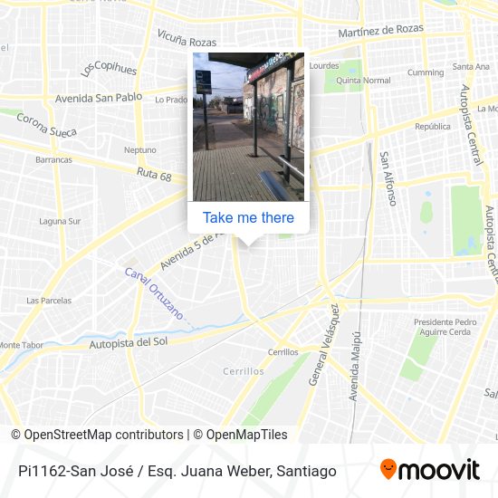 Mapa de Pi1162-San José / Esq. Juana Weber