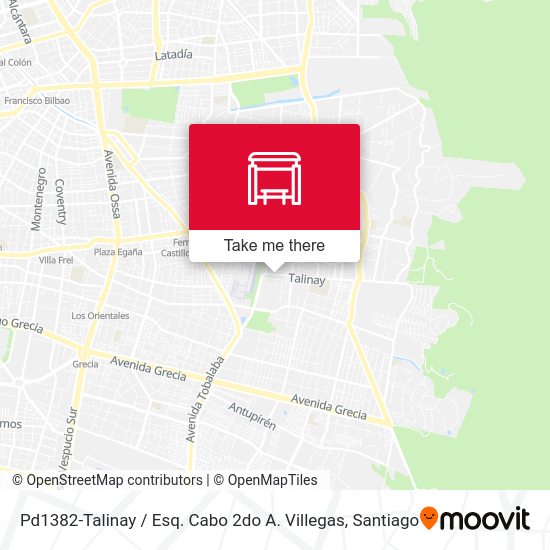 Pd1382-Talinay / Esq. Cabo 2do A. Villegas map