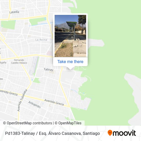 Mapa de Pd1383-Talinay / Esq. Álvaro Casanova