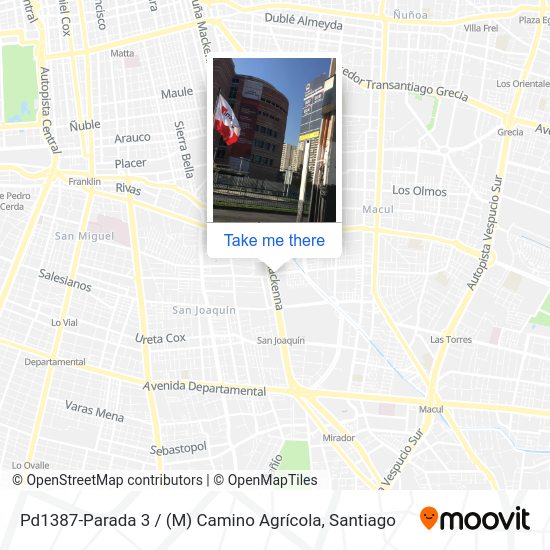Mapa de Pd1387-Parada 3 / (M) Camino Agrícola
