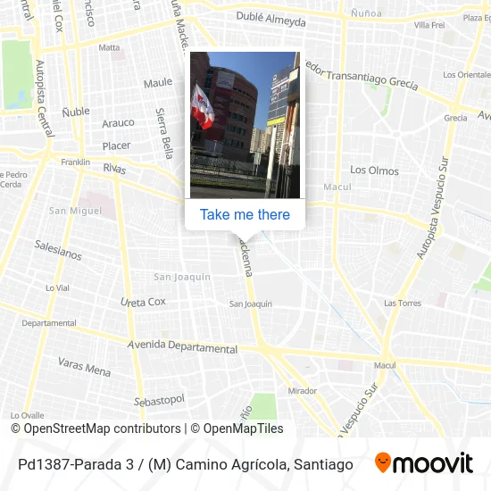 Pd1387-Parada 3 / (M) Camino Agrícola map