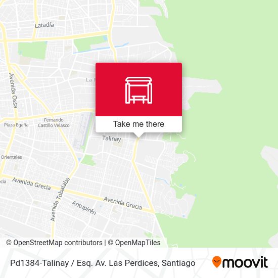 Pd1384-Talinay / Esq. Av. Las Perdices map