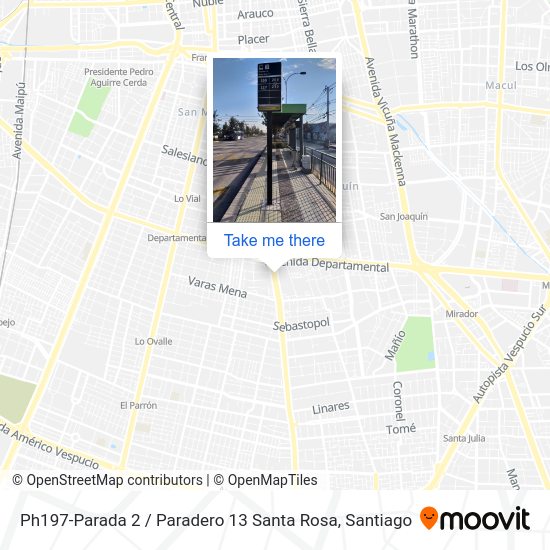 Ph197-Parada 2 / Paradero 13 Santa Rosa map
