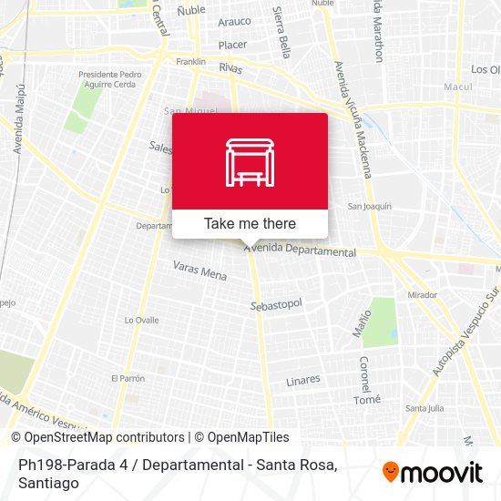 Mapa de Ph198-Parada 4 / Departamental - Santa Rosa