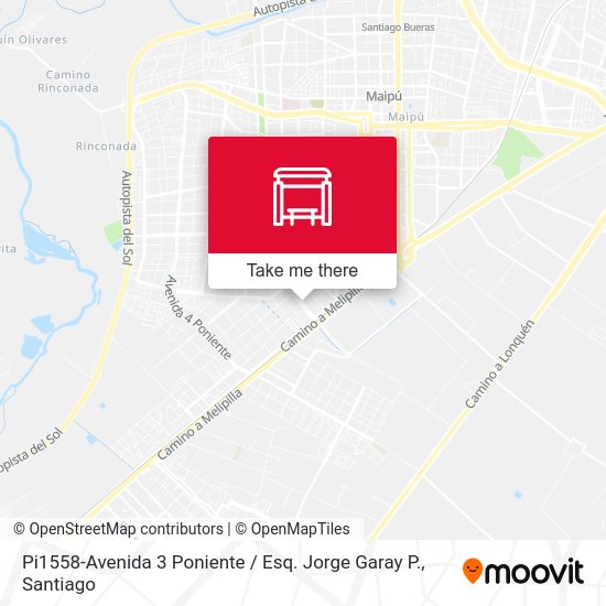 Pi1558-Avenida 3 Poniente / Esq. Jorge Garay P. map