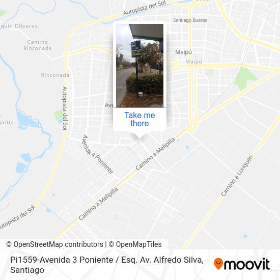 Mapa de Pi1559-Avenida 3 Poniente / Esq. Av. Alfredo Silva