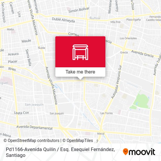Pd1166-Avenida Quilín / Esq. Exequiel Fernández map