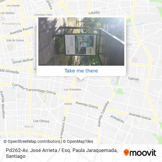 Pd262-Av. José Arrieta / Esq. Paula Jaraquemada map