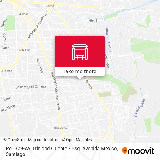 Pe1379-Av. Trinidad Oriente / Esq. Avenida México map