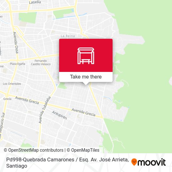 Pd998-Quebrada Camarones / Esq. Av. José Arrieta map