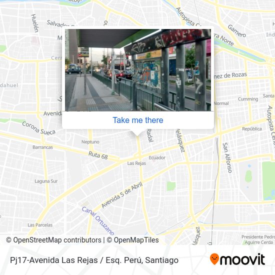 Pj17-Avenida Las Rejas / Esq. Perú map