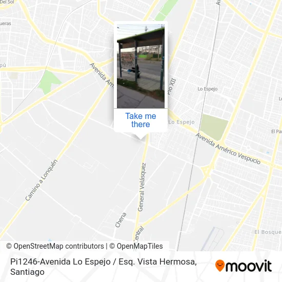 Pi1246-Avenida Lo Espejo / Esq. Vista Hermosa map