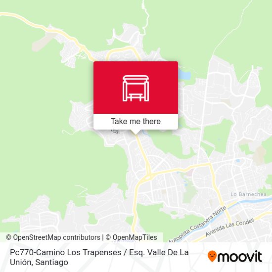 Pc770-Camino Los Trapenses / Esq. Valle De La Unión map