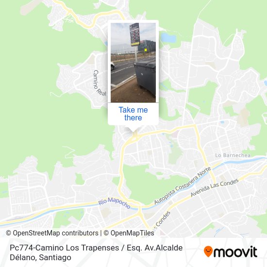 Pc774-Camino Los Trapenses / Esq. Av.Alcalde Délano map