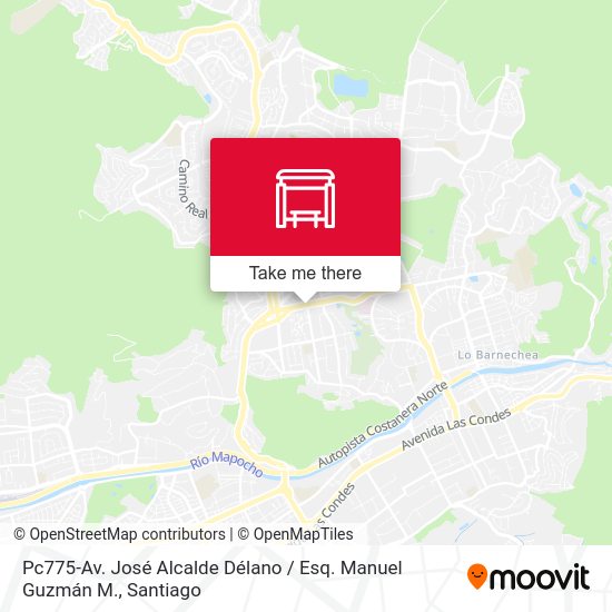 Pc775-Av. José Alcalde Délano / Esq. Manuel Guzmán M. map