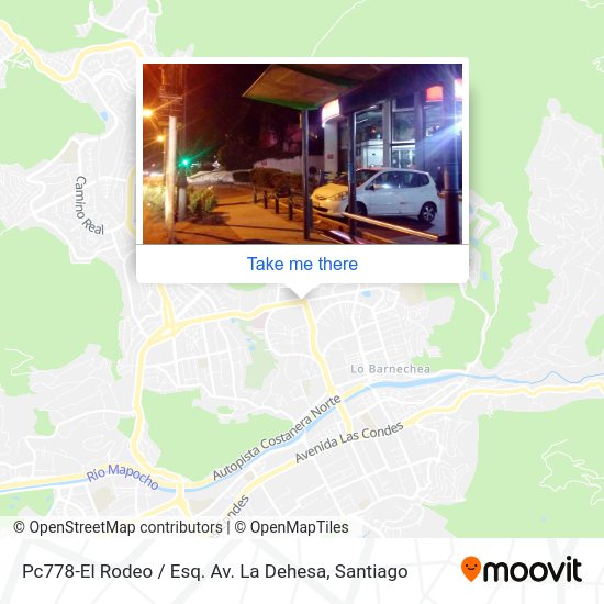 Mapa de Pc778-El Rodeo / Esq. Av. La Dehesa