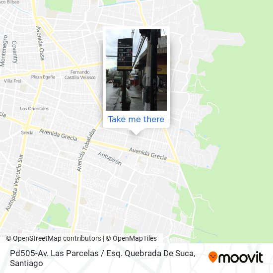 Pd505-Av. Las Parcelas / Esq. Quebrada De Suca map