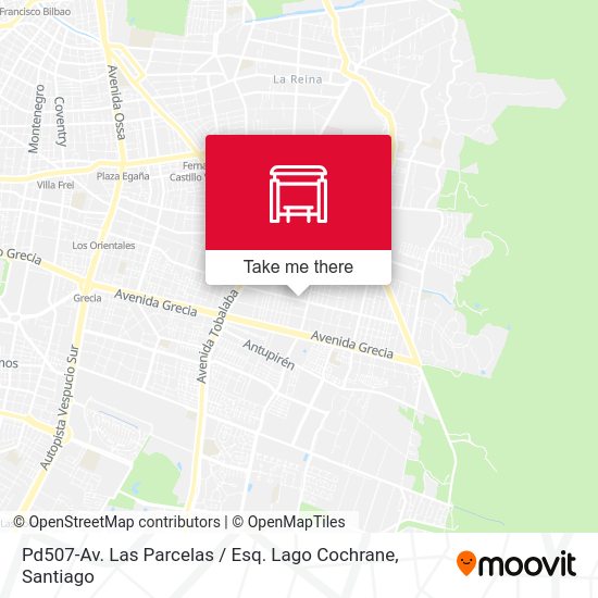 Mapa de Pd507-Av. Las Parcelas / Esq. Lago Cochrane