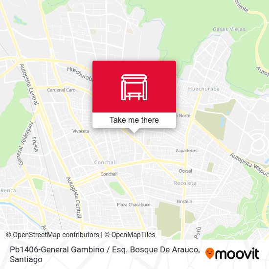 Mapa de Pb1406-General Gambino / Esq. Bosque De Arauco