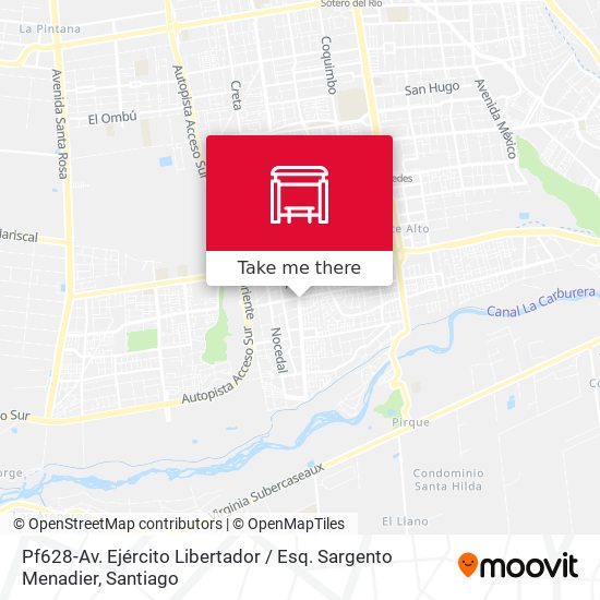 Pf628-Av. Ejército Libertador / Esq. Sargento Menadier map