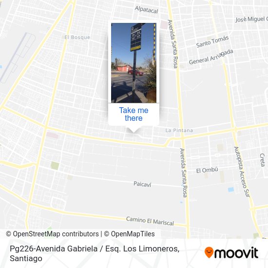 Pg226-Avenida Gabriela / Esq. Los Limoneros map