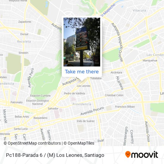 Pc188-Parada 6 / (M) Los Leones map