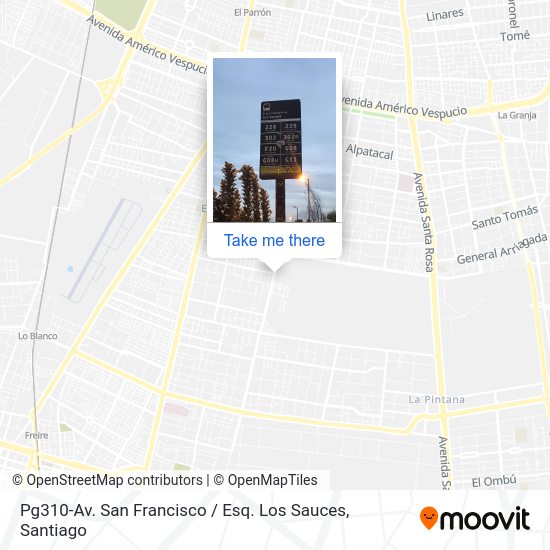 Mapa de Pg310-Av. San Francisco / Esq. Los Sauces