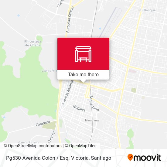 Pg530-Avenida Colón / Esq. Victoria map