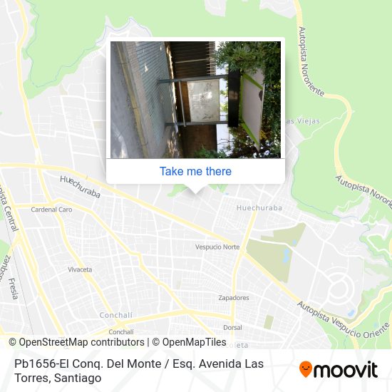 Pb1656-El Conq. Del Monte / Esq. Avenida Las Torres map