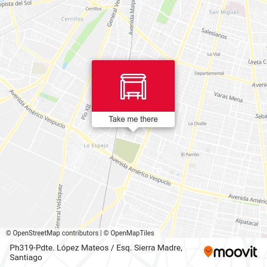 Ph319-Pdte. López Mateos / Esq. Sierra Madre map