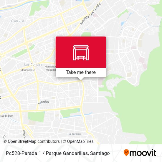 Mapa de Pc528-Parada 1 / Parque Gandarillas