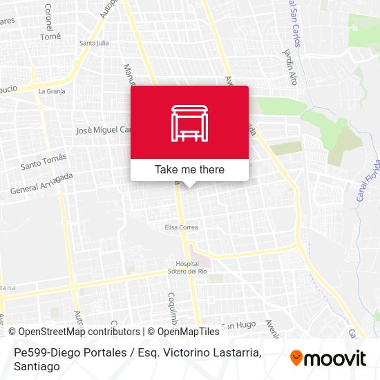 Mapa de Pe599-Diego Portales / Esq. Victorino Lastarria