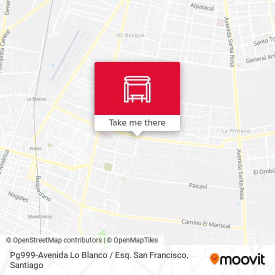 Pg999-Avenida Lo Blanco / Esq. San Francisco map