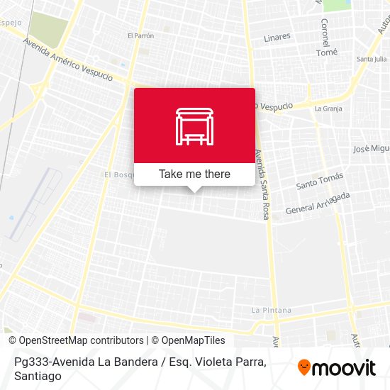 Pg333-Avenida La Bandera / Esq. Violeta Parra map