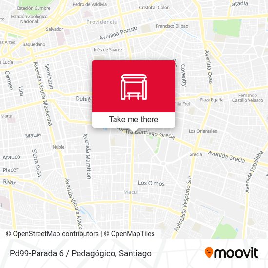 Pd99-Parada 6 / Pedagógico map