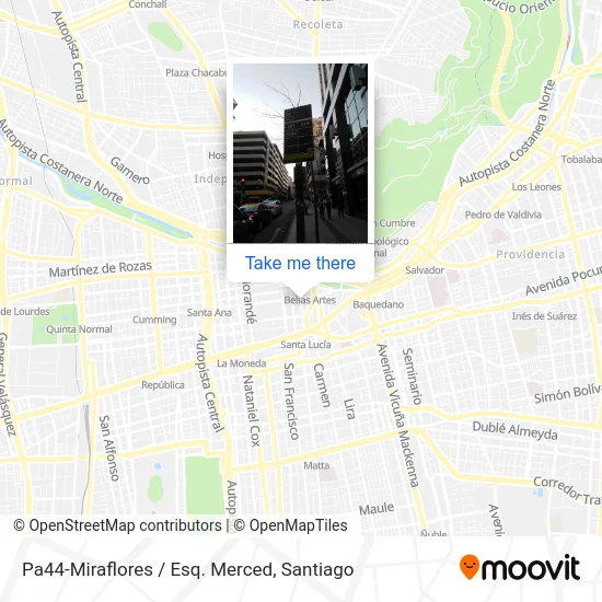 Pa44-Miraflores / Esq. Merced map