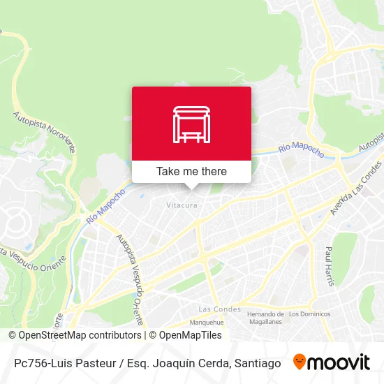 Pc756-Luis Pasteur / Esq. Joaquín Cerda map