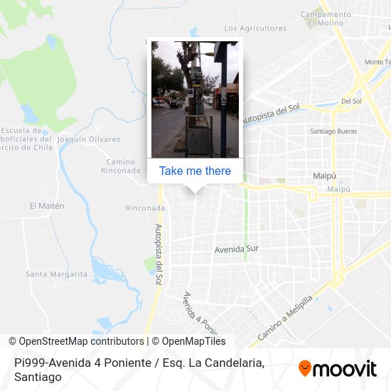Mapa de Pi999-Avenida 4 Poniente / Esq. La Candelaria