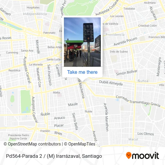 Pd564-Parada 2 / (M) Irarrázaval map