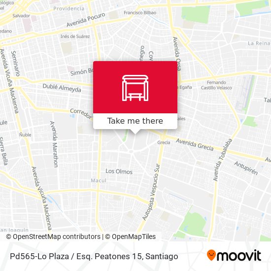 Pd565-Lo Plaza / Esq. Peatones 15 map