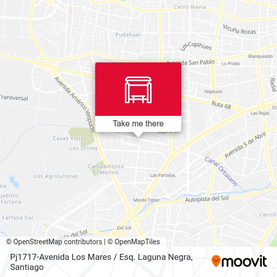 Mapa de Pj1717-Avenida Los Mares / Esq. Laguna Negra