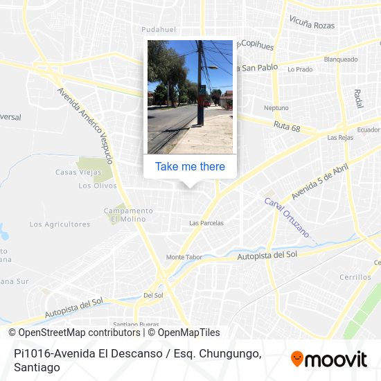 Mapa de Pi1016-Avenida El Descanso / Esq. Chungungo