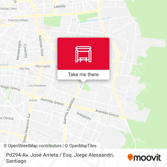 Pd294-Av. José Arrieta / Esq. Jorge Alessandri map