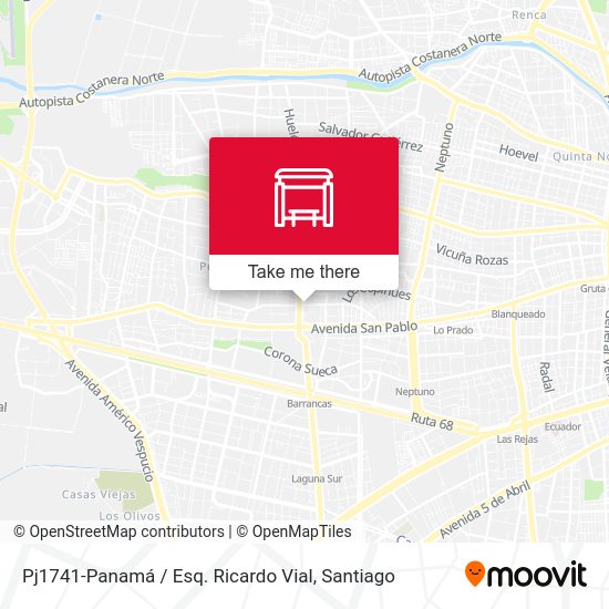 Pj1741-Panamá / Esq. Ricardo Vial map