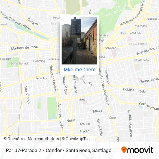 Pa107-Parada 2 / Cóndor - Santa Rosa map